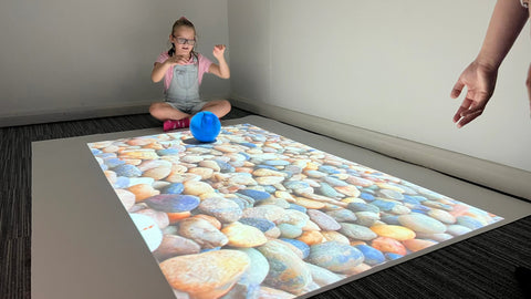Omi Budii with Bracket - Standalone Home Projection System-Autism, Dementia, Immersive Interactive Spaces, OM Interactive, Portable Sensory Rooms, Sensory Projectors-Learning SPACE