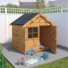 Snug Playhouse - Optional Tower With Slide or Activity Set-Forest School & Outdoor Garden Equipment, Mercia Garden Products, Play Houses, Playground Equipment, Playhouses-Playhouse Only-Mainland UK Install-Learning SPACE