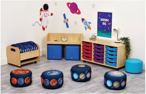 Space Cartoons Sticker Set-Furniture, Sticker, Wall & Ceiling Stickers, Willowbrook-Learning SPACE