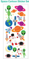 Space Cartoons Sticker Set-Furniture, Sticker, Wall & Ceiling Stickers, Wall Decor, Willowbrook-Learning SPACE