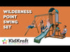 Wilderness Point Swing Set with Slide