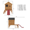 Snug Playhouse - Optional Tower With Slide or Activity Set-Forest School & Outdoor Garden Equipment, Mercia Garden Products, Play Houses, Playground Equipment, Playhouses-Learning SPACE