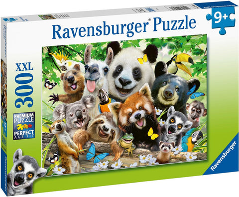 300 Piece Jigsaw Puzzle - Wildlife Selfie XXL-100-1000 Piece Jigsaw, Gifts for 8+, Ravensburger Jigsaws-Learning SPACE