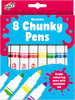 8 Chunky Pens - Washable-Arts & Crafts, Baby Arts & Crafts, Back To School, Drawing & Easels, Early Arts & Crafts, Galt, Nurture Room, Primary Arts & Crafts, Primary Literacy, Seasons, Stationery, Stock-Learning SPACE