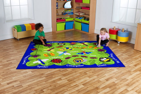 Back to Nature™ Mini Beasts 2.4x2m Carpet-Kit For Kids, Mats & Rugs, Nature Sensory Room, Rugs-Learning SPACE