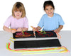 Black UV-Lacing Pattern Board (Single)-Additional Need, Blind & Visually Impaired, Early Years Maths, Fine Motor Skills, Lacing, Learning Difficulties, Maths, Memory Pattern & Sequencing, Primary Maths, Stock, Strength & Co-Ordination, UV Reactive-Learning SPACE