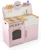 Country Play Kitchen Pink-Bigjigs Toys, Gifts For 2-3 Years Old, Imaginative Play, Kitchens & Shops & School, Play Kitchen, Pretend play, Stock, Tidlo Toys-Learning SPACE