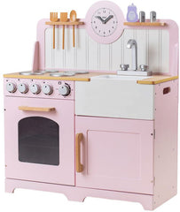 Country Play Kitchen Pink-Bigjigs Toys, Gifts For 2-3 Years Old, Imaginative Play, Kitchens & Shops & School, Pretend play, Stock, Tidlo Toys-Learning SPACE