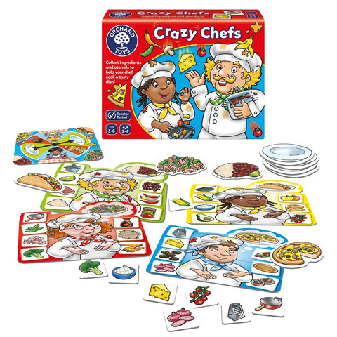 Crazy Chefs Game - Matching Game-Early years Games & Toys, Games & Toys, Gifts For 2-3 Years Old, Gifts For 3-5 Years Old, Imaginative Play, Kitchens & Shops & School, Learning Activity Kits, Orchard Toys, Play Kitchen Accessories, Pretend play, Primary Games & Toys, Stock, Table Top & Family Games-Learning SPACE