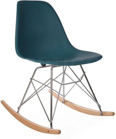 Eames Style Rocking Side Chair-Matrix Group, Movement Chairs & Accessories, Nurture Room, Rocking, Seating, Sensory Room Furniture-Seafoam-Learning SPACE
