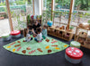 Forest Friends™ Corner Placement 2x2m Carpet-Corner & Semi-Circle, Forest School & Outdoor Garden Equipment, Kit For Kids, Mats & Rugs, Natural, Nature Sensory Room, Neutral Colour, Placement Carpets, Rugs, World & Nature-Learning SPACE