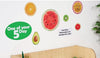Fruit Slices Sticker Set-Furniture, Sticker, Wall & Ceiling Stickers, Willowbrook-Learning SPACE