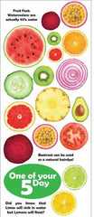 Fruit Slices Sticker Set-Furniture, Sticker, Wall & Ceiling Stickers, Wall Decor-Learning SPACE