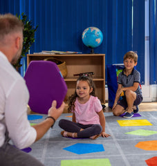 Geometric Shapes 3x3m Carpet-Kit For Kids, Mats & Rugs, Placement Carpets, Rugs, Shape & Space & Measure, Square-Learning SPACE