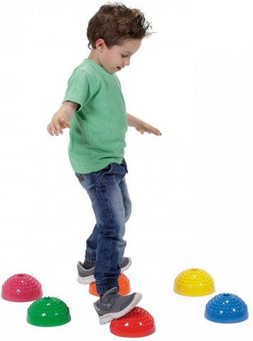 Multiactiv Balance Stones - Pack of 6, Stepping stones-Additional Need, Balancing Equipment, Engineering & Construction, Gross Motor and Balance Skills, Gymnic, Helps With, Movement Breaks, S.T.E.M, Stepping Stones, Stock-Learning SPACE