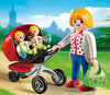Playmobil® Mother with Twin Stroller Toy-Calming and Relaxation, Helps With, Imaginative Play, Playmobil, Small World-Learning SPACE