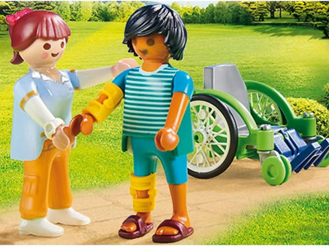 Playmobil® Patient In Wheelchair-Early years Games & Toys, Fire. Police & Hospital, Games & Toys, Gifts For 3-5 Years Old, Imaginative Play, Nurture Room, Playmobil, Primary Games & Toys, Small World, Stock-Learning SPACE