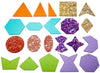 Rainbow Glitter Shapes - Mood Shape Accessory-Arts & Crafts-AllSensory, Light Box Accessories, Sensory Seeking, Stock, TickiT, Visual Sensory Toys-Learning SPACE