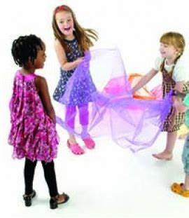 Rainbow Organza Pack 7 Colours-Active Games, AllSensory, Games & Toys, Garden Game, Gifts For 2-3 Years Old, Movement Breaks, Stock, Tactile Toys & Books, TickiT, Visual Sensory Toys-Learning SPACE