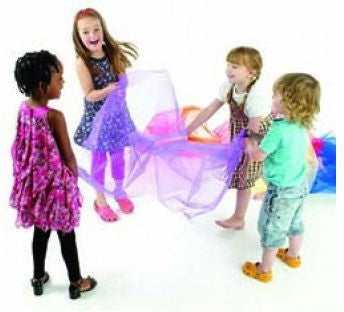 Rainbow Organza Pack 7 Colours-Active Games, AllSensory, Games & Toys, Gifts For 2-3 Years Old, Movement Breaks, Stock, Tactile Toys & Books, TickiT, Visual Sensory Toys-Learning SPACE