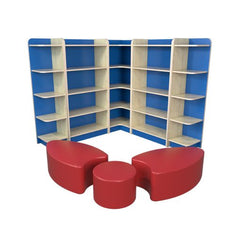 KubbyClass® Reading Corner - Set P-Furniture, Library Furniture, Willowbrook-Learning SPACE