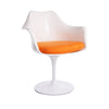 Tulip Eero Saarinen Style Arm Chair-Matrix Group, Movement Chairs & Accessories, Nurture Room, Seating, Sensory Room Furniture-White & Orange-Learning SPACE