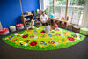 Back to Nature™ Bug Corner Placement Carpet-Corner & Semi-Circle, Kit For Kids, Mats & Rugs, Natural, Nature Sensory Room, Placement Carpets, Rugs, World & Nature-Learning SPACE