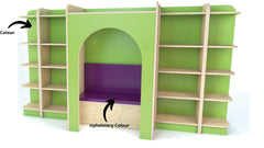 KubbyClass® Reading Nook - Set E-Furniture, Library Furniture, Nooks, Nooks dens & Reading Areas, Willowbrook-Learning SPACE