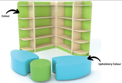KubbyClass® Reading Corner - Set C-Furniture, Library Furniture, Willowbrook-Learning SPACE